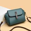 Luxury Designer Solid Color Women's Small Handbag Fashion Shoulder Messenger Bag Ladies Pu Leather Crossbody Bag