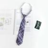 JK Bow Tie for Women, Japanese Uniform Shirt, College Style Student Plaid Tie, Men's Free Ribbon Accessories