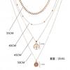 Celebrity Long Boho Choker Necklace Silver 29