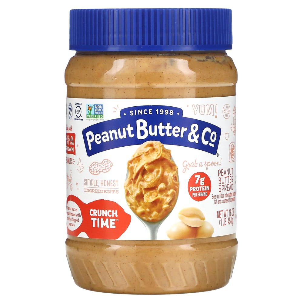 Peanut Butter & Co. Кранч Тайм Арахисовая паста 454 г (16oz)