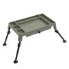 Tent Table Double Layer for Fishing Accessories Storage with Height Adjustable and Portable Design Folding Camping