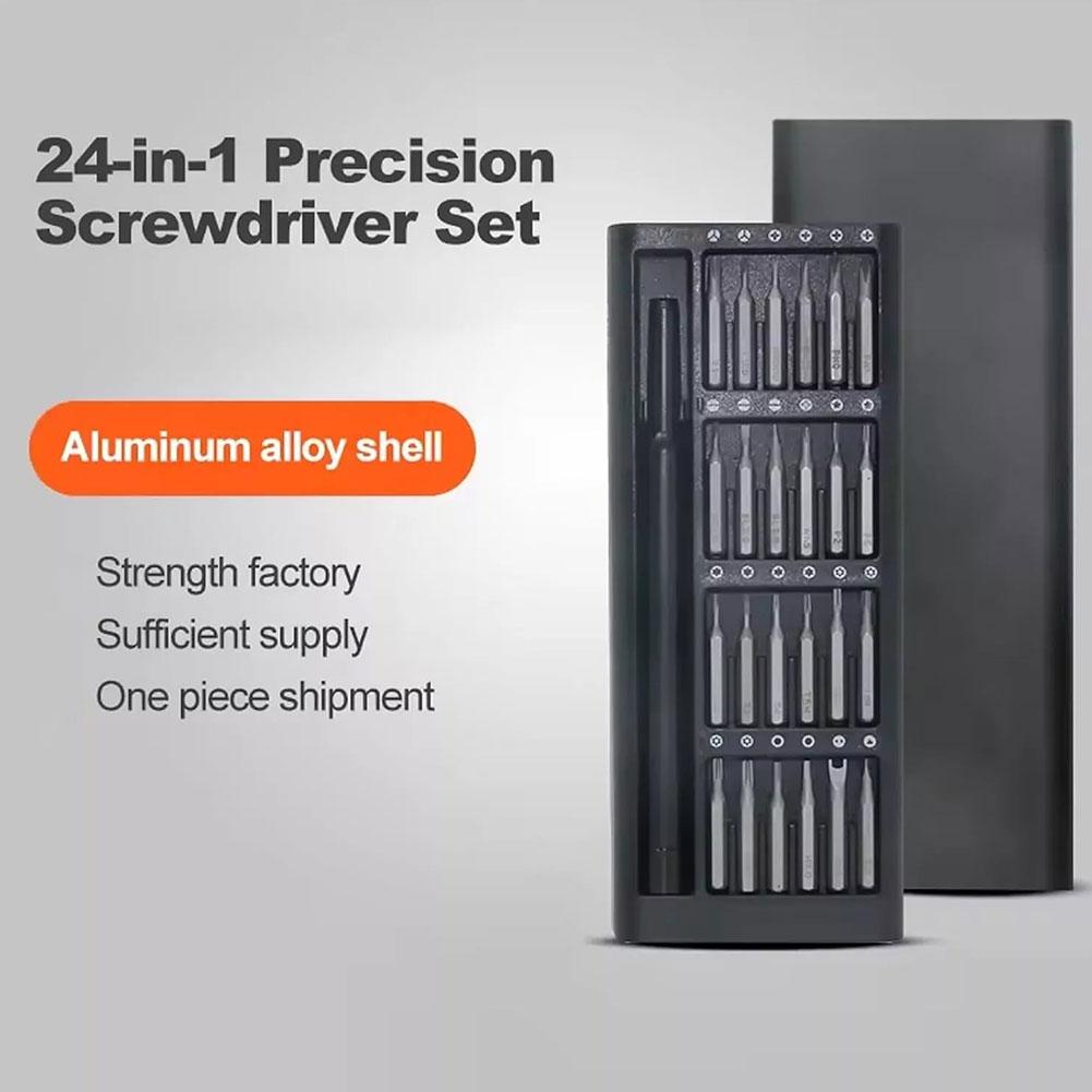 Magnetic Screwdriver Set 24 In 1 Kit Bits Precision Electronics Computer PC Phone Disassembly Multifunctional Maintenance Tool