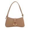 Stylish Minimalist Casual Single Shoulder Bag Underarm Bag With Contrast Stitching Elements