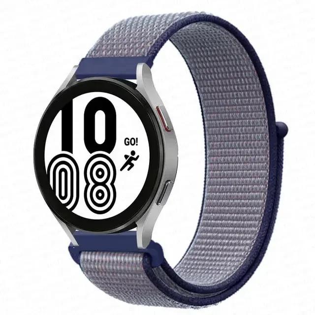 Нейлоновый ремешок-петля 20 мм 22 мм для Garmin Forerunner 265 965 255 255M 245 645 158/Venu 2Plus/Vivoactive 4 3/Venu SQ 2 Ремешок для браслета