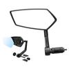 Mountain Bike Left Mirror Bike Handlebar Rearview Mirror Rotatable Anti Shake Bike Mirror