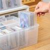 seimeinoki 900+ Card Storage Box, Trading Card Box, Clear, Large Capacity, Handheld Trading Card Case, Top Loader Case, Pokemon Card Case, Duel Master