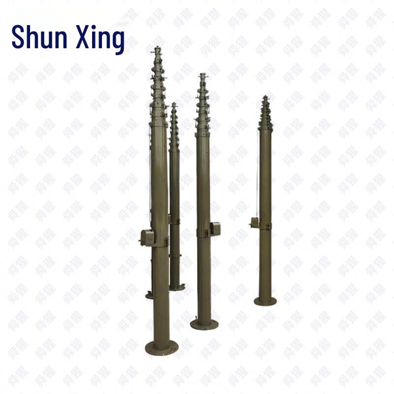 Shunxing 6-Meter Portable Manual Telescopic Lightning Rod