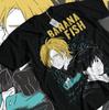 Футболка Banana Fish Эш Линк Эйджи Окумура Карта Аниме Новая Футболка Все Размеры Топы Графические Футболки Y2k Топ Женская Одежда
