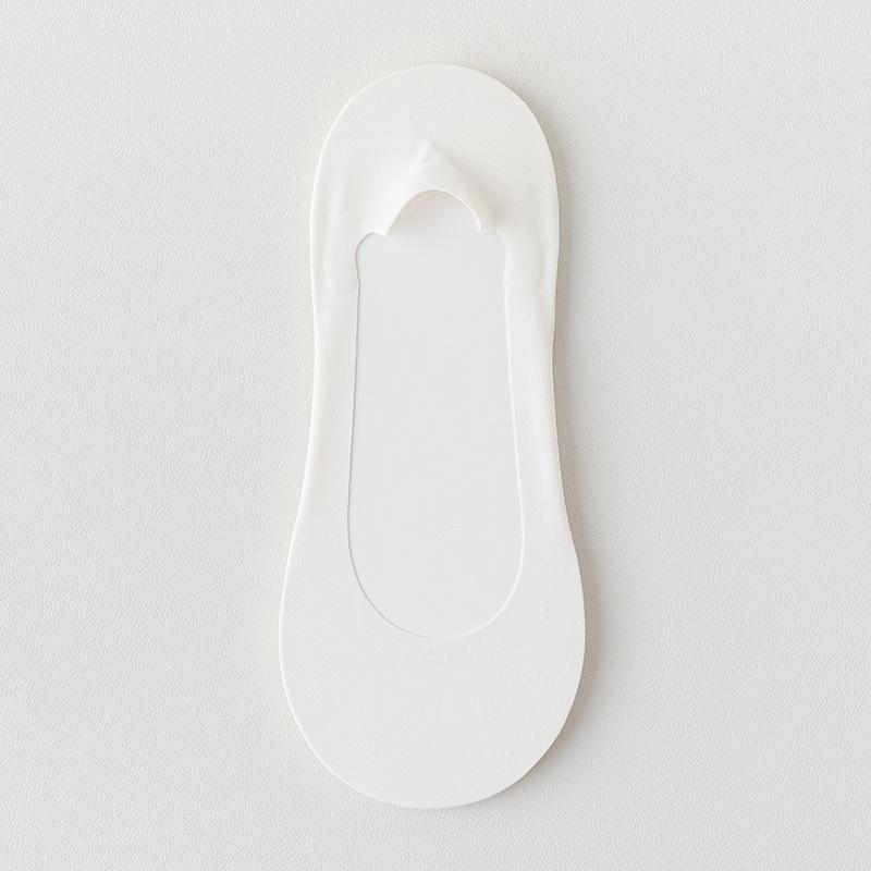 Летние женские тапочки с низким вырезом, бесшовные шелковые носки-лодочки, силиконовые нескользящие ультратонкие дышащие невидимые носки