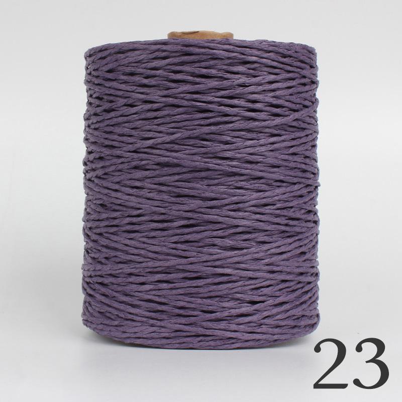 2 Roll Natural Raffia Straw Yarn Colorful Threads For Summer Hand Knit Crochet Hat HandBag Cushion Baskets Hand Craft Material