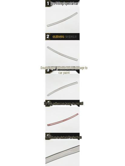 New Tiida Rear Guard Decorative Panel: Compatible with 11 Models for Interior and Exterior Upgrades