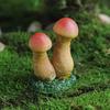 Cute Mushroom Statue DIY Mushroom Ornaments Micro-landscape Simulation Mushroom  Office