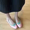 Women's Casual Shoes 2025 Summer New Fashion Bow-knot Mary Jane Shoes Lightweight Comfortable Slip on Soft Sole Ballet Shoes