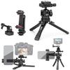 Zeadio Metal Tripod Kit with Arca Ball Head Universal Phone Blogging Smartphone Stand Travel Tripod for Action and More Heavy-Duty - Kit, &
