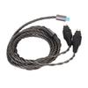 2Pin Sound Cable 3 in 1 Silver Plated Copper Cable Replacement for HD650 HD660S HD6XX HD600 HD660 HD580 HD535 HD545