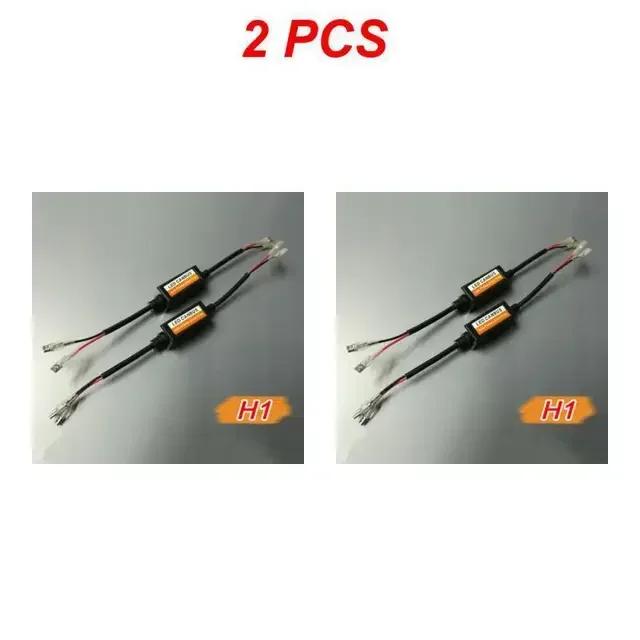 1~4 шт. Светодиодный декодер Canbus, резистор без ошибок для автомобильных фар для внедорожников, противотуманные фары H4 H7 H1 H11 9006 9007, адаптер, инструмент против мерцания