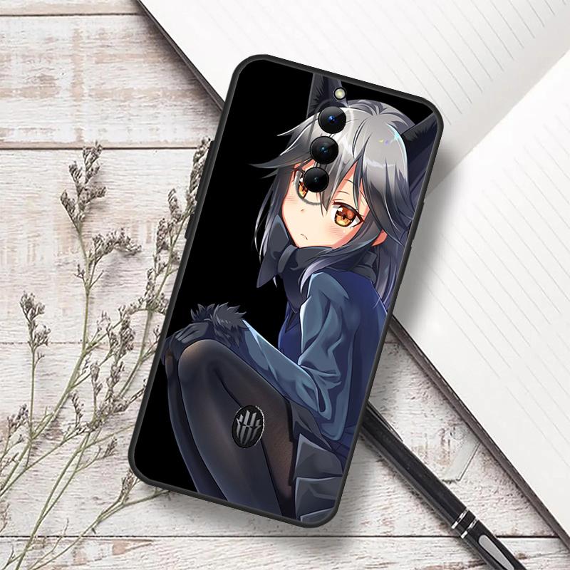 Чехол-девушка-кошка для Anime для ZTE Nubia Red Magic 10 Air 6S 7S 7 Pro RedMagic 10S 9S 8S 8 9 10 11 Pro Plus Funda