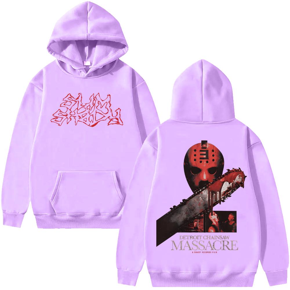 Худи Eminem Massacre Мужское Повседневное Винтажное Пуловер Мужское Хип-хоп Худи Мужская Мода Толстовка Готика Унисекс Уличная Одежда