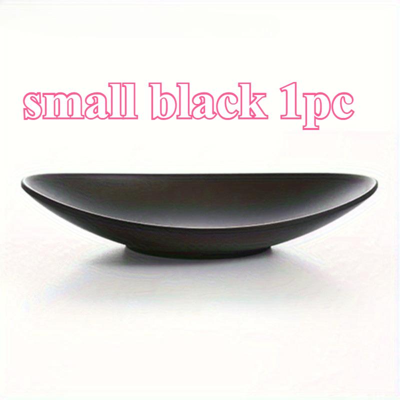 1PC Multifunctional Tray Oval Frosted Black Jewelry Ring Jewelry Key Tray Organizer Kitchen Supplies