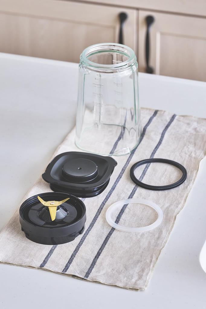 Russell Hobbs Oishi Associates Blender Mixer Juicer Can Crush Smaller Ice Electric 2 Level Adjustment Smoothie Glass Container 2300JP & 0.5L