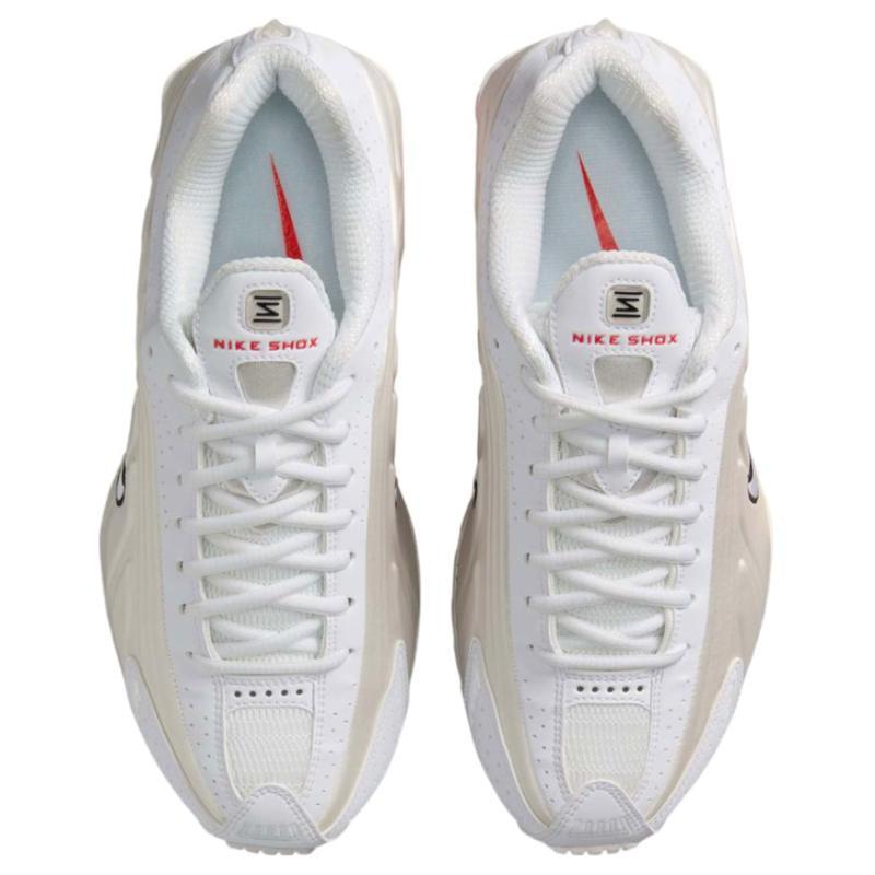 Nike Женские кроссовки Shox R4 White Phantom Picante Red AR3565-103