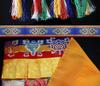 Tibetan-Style Eight Auspicious Symbols Drapery for Wall and Table Decoration