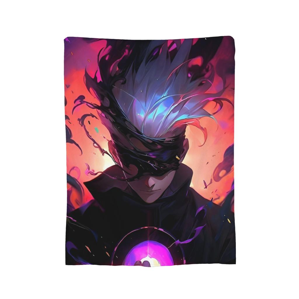 Jujutsu Kaisen Blankets Fleece Summer Air Conditioning Multi-function Lightweight Thin Throw Blanket Bedding Throws
