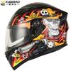 Motorcycle Full Face Helmet Dual Visor Bluetooth 3C Certified All Season Safety Riding