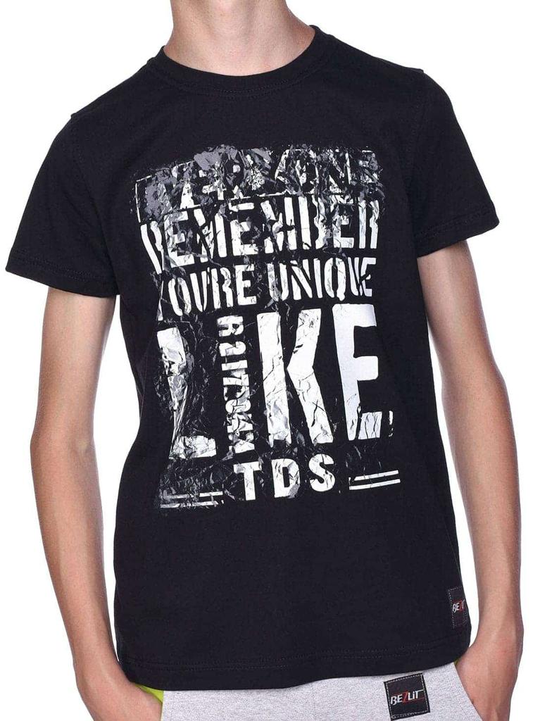 Футболка для мальчика с мотивным принтом