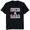 Смешная футболка Drum and Bass Шутки для любителей рома и задниц Y2k Короткий рукав 100% хлопок Мягкая Унисекс Круглый вырез Летняя футболка Топы Размер ЕС