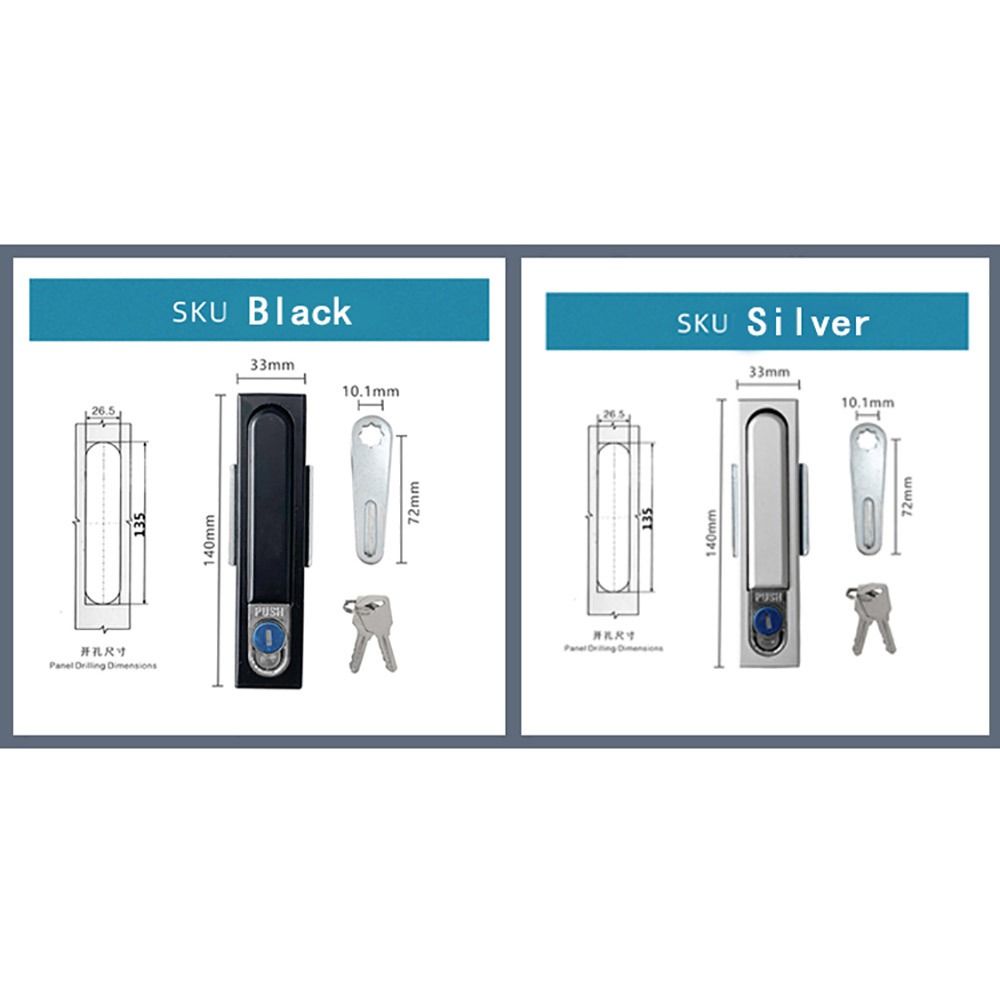 1Set Industrial Machine Tool Equipment Plane Lock Handle Lock