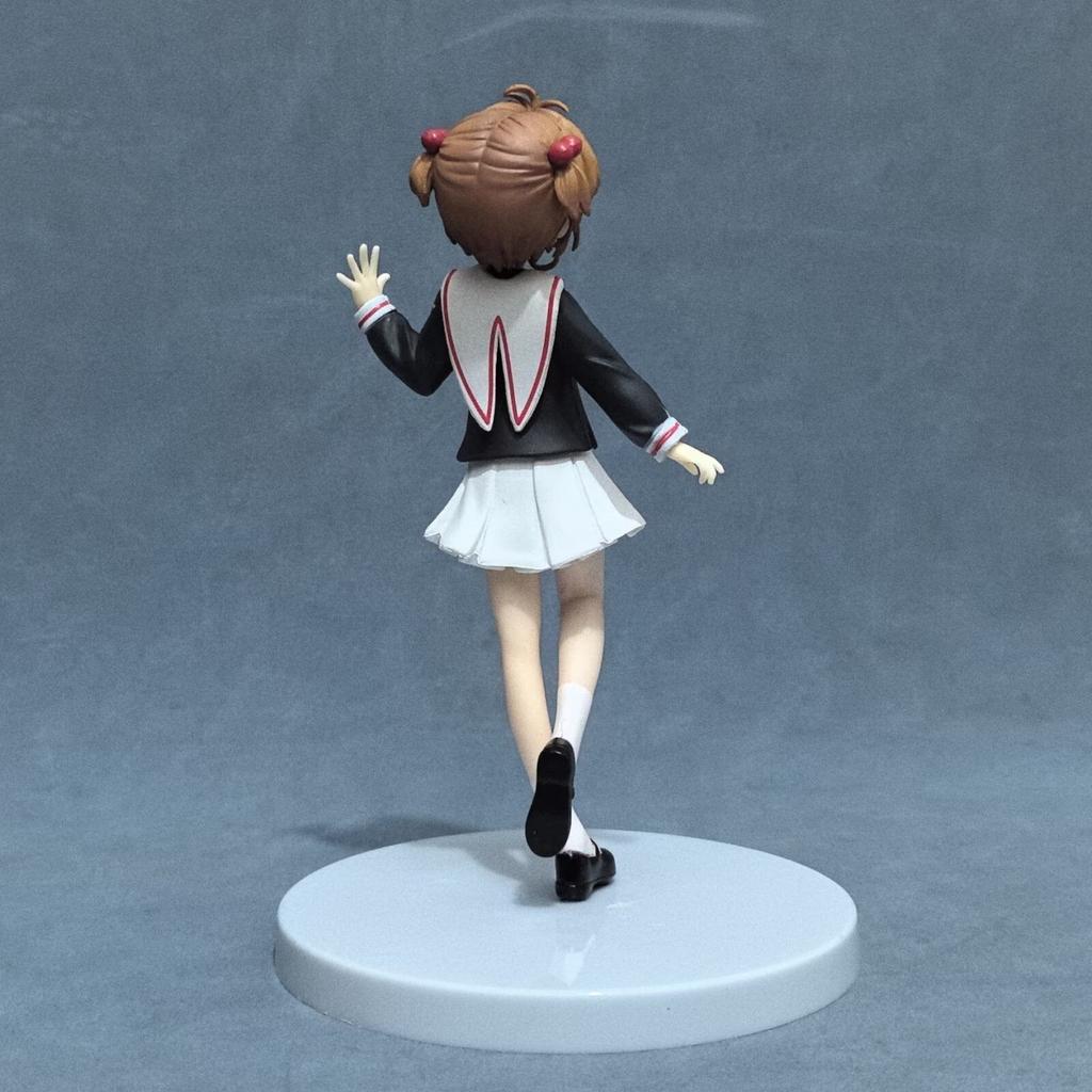 Фигурки из аниме Cardcaptor Sakura Сакура Киномото Томойо Дайдодзи Школьная форма Стоячая 16 см Коллекционная модель для фанатов аниме