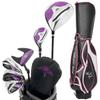 Набор гольф-клубов WORLD EAGLE из 6 штук G510 Кэдди-бэг с половинкой головки Набор женских клубов Клуб Черно-Сливовый Женский Для начинающих, Для правой руки, (ежевика)