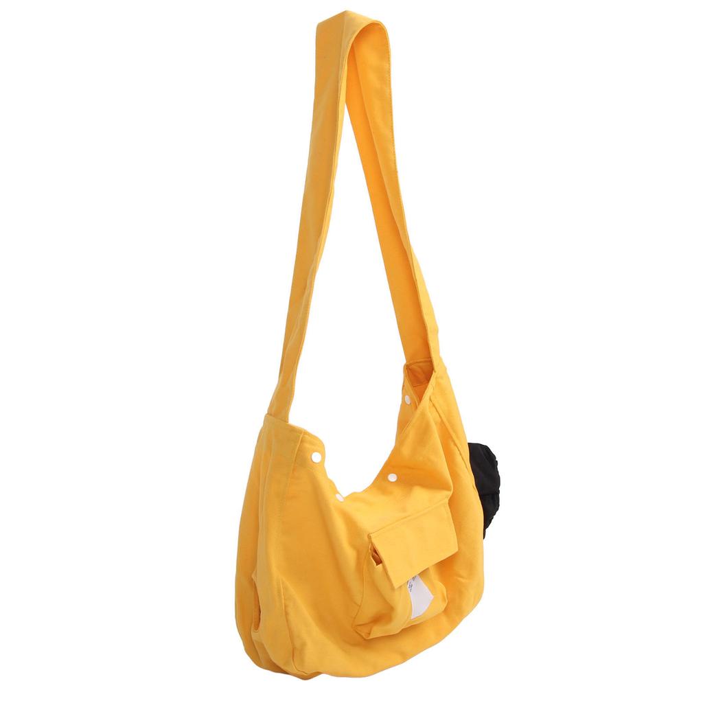 Кошачья сумка-переноска с лямкой для переноски, дышащая, большой емкости, сумка-мессенджер для домашних животных, холщовая сумка для кошек и собак