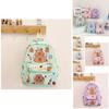 Delightful Capybara Children's Backpack Soft Nylon Material For Comfort And Ease