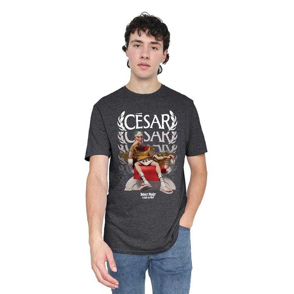 Asterix Unisex Adult Csar Of Rome Heather T-Shirt