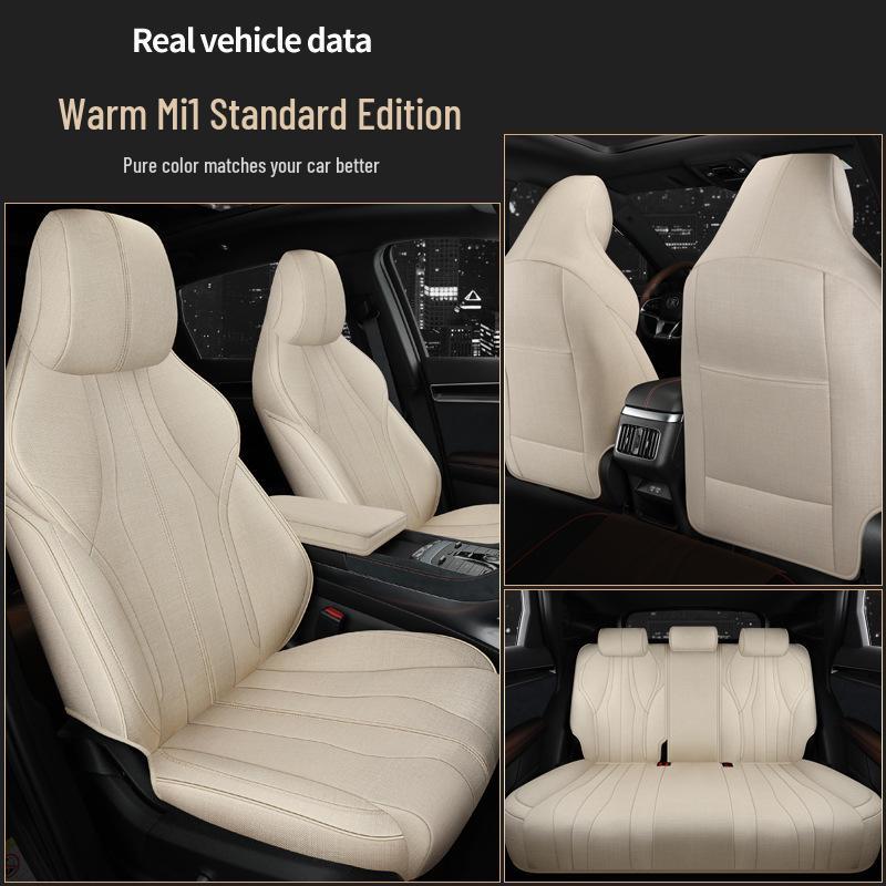 BYD Song PLUS Full Coverage Linen Seat Cushion for Five-Seater