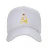Russian Soviet Flag Baseball Cap for WomenUnisex Breathable CCCP USSR Hammer And Sickle Dad Hat Performance Snapback Summer Hats