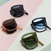 4 шт. Женские складные модные очки Легкие Летние Маленькое лицо Прямоугольная оправа Японский и Корейский стиль Аксессуары