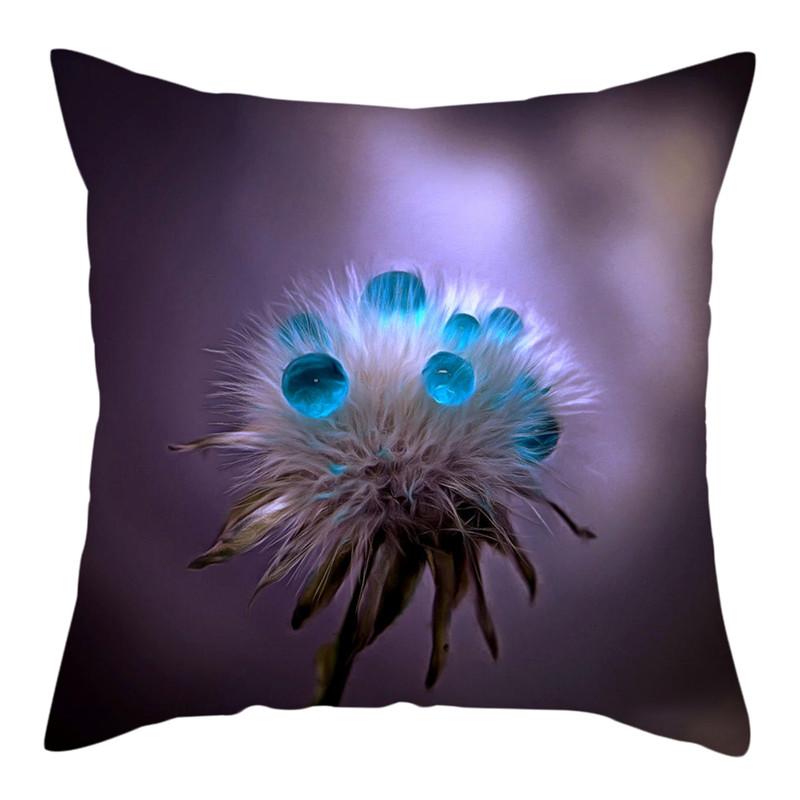 Чехол для подушки с принтом одуванчика, романтический чехол для подушки, домашний диван, украшение, подушка, чехол для подушки