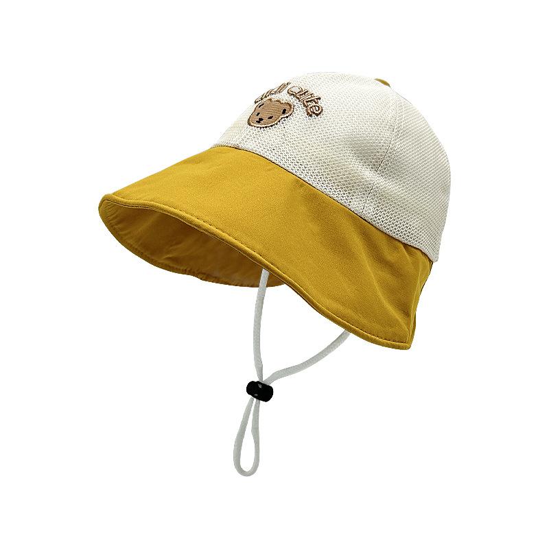Детские шляпы летние с широкими полями шляпы рыбака детские повседневные и универсальные солнцезащитные шляпы для мальчиков и девочек дышащие сетчатые шляпы бейсболки