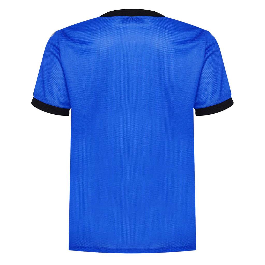 Boys Geometric Print Sports T Shirt Round Neck Short Sleeve Football Basketball Costume Top