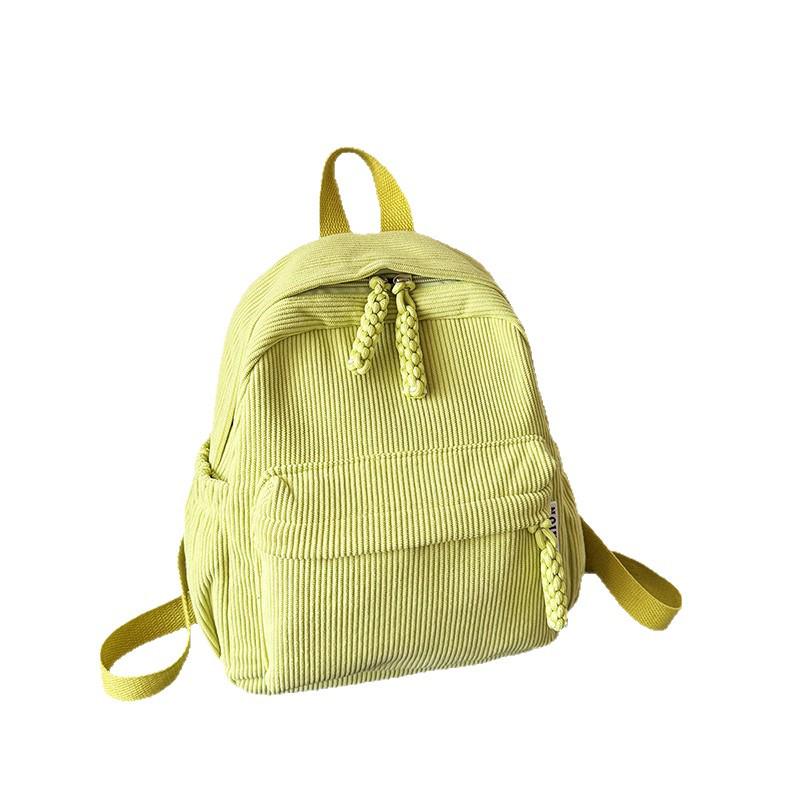 Стильный вельветовый легкий рюкзак: Дорожная, школьная и студенческая сумка для поездок