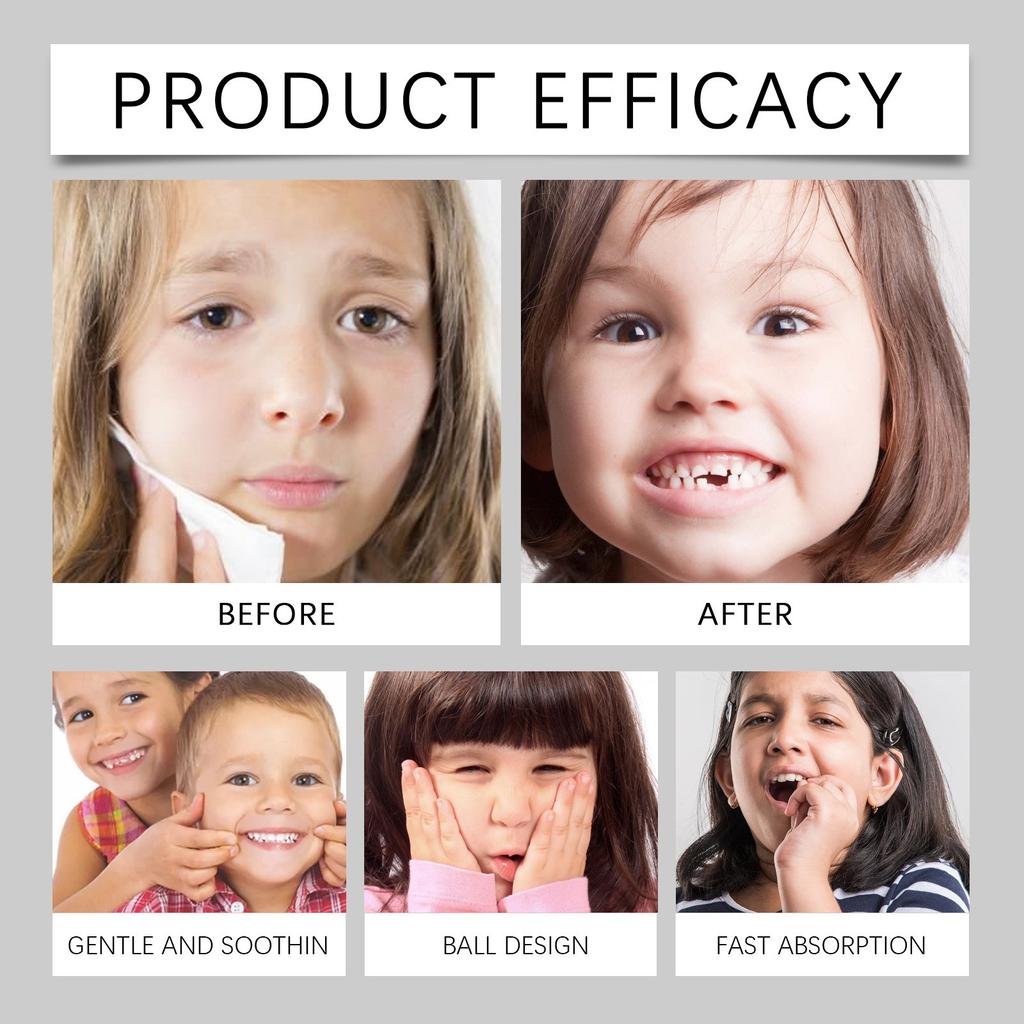 Сыворотка для снятия боли при прорезывании зубов Teething Roller, успокаивает дискомфорт при прорезывании зубов, снимает боль, нежная и освежающая, 10 мл