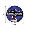 Outdoor Outings Cloth Stickers Nature Landscape Adventure Camping Velcro Clothing Luggage Fashion Embroidery Stickers