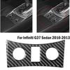 Carbon Fiber Interior Seat Heated Button Cover Trim For Infiniti G37 Sedan 10-13