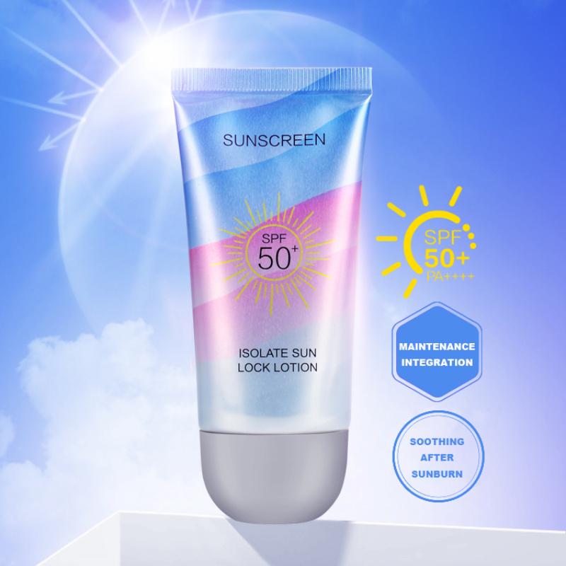 Увлажняющий солнцезащитный крем SPF 50+, солнцезащитный крем с защитой от ультрафиолета, консилер, защита лица, лосьон для тела, длительный, водонепроницаемый