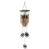 Outdoor Garden Yard Copper Alloy Wind Chime Multi Tube Windbell Hanging Decoration(Butterfly )