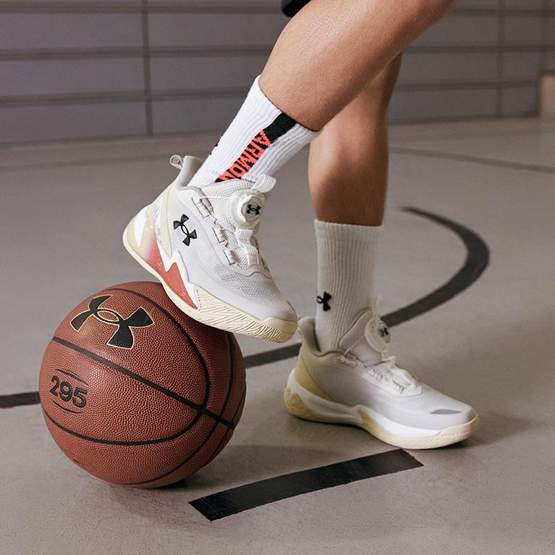 Under Armour Баскетбольная серия Тренировочная Модная Универсальные Кроссовки Детские кроссовки 2621502-500