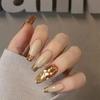 6 Colors Nail Art Mica Flakes Set, Irregular Metallic Gloss Mineral Slices, Shiny Nail Glitter Sequins for Nail Art Decoration